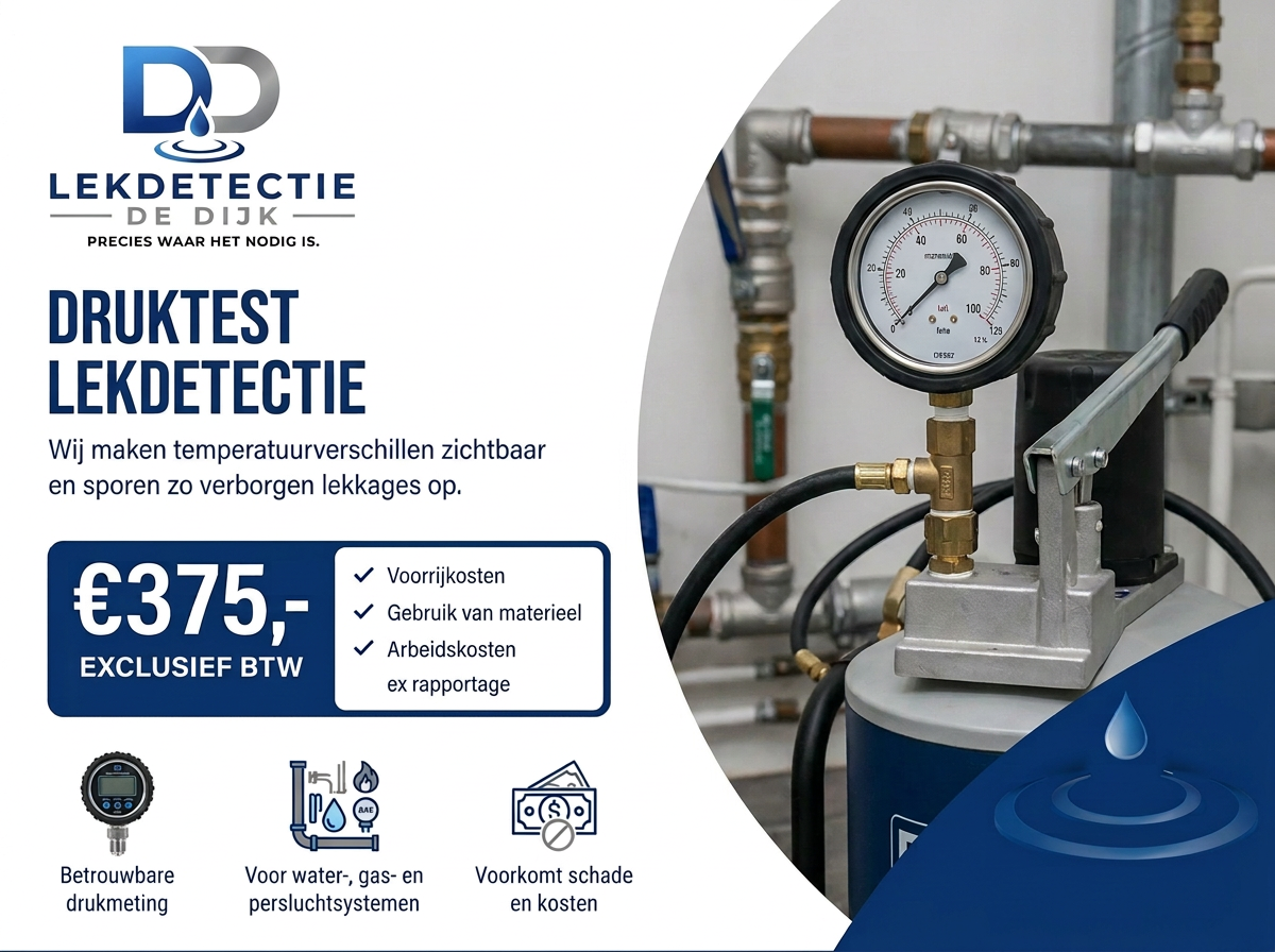 Druktest lekdetectie