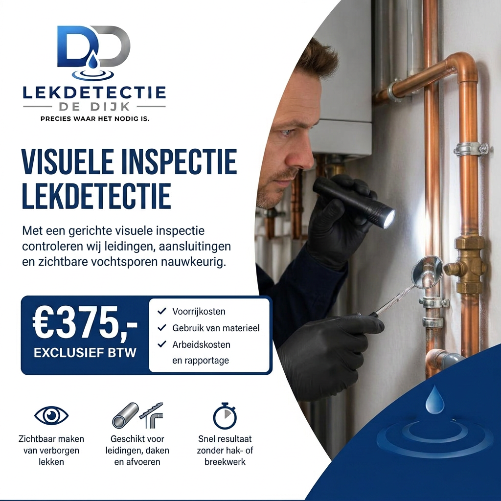 Visuele inspectie lekdetectie